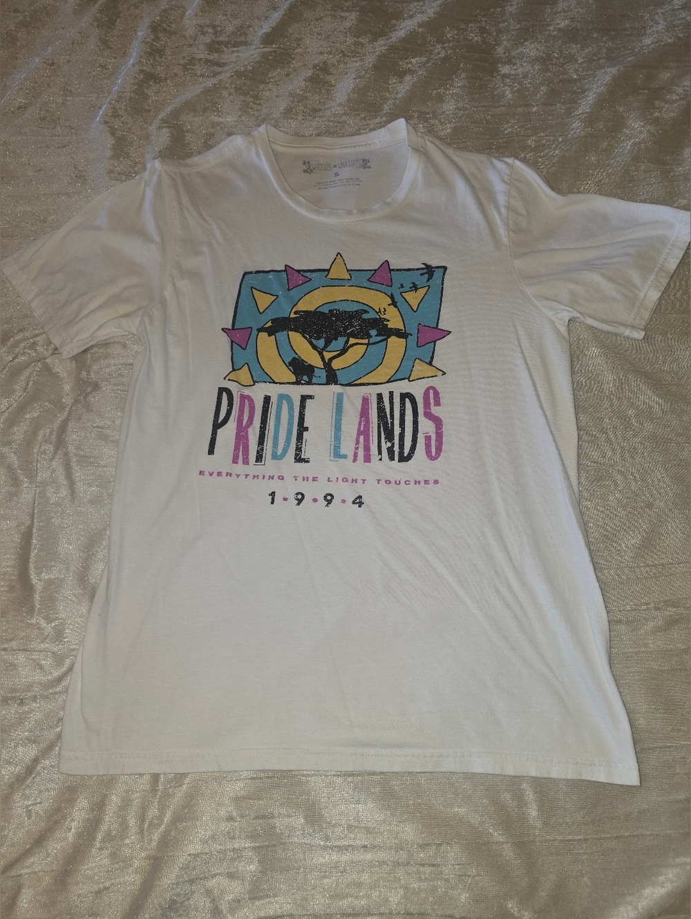 EUC Disney Lion King Ispired Pride Lands Graphic Tee